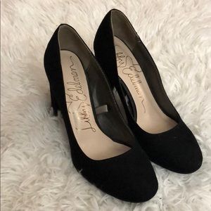 Libby Edelman black block heels